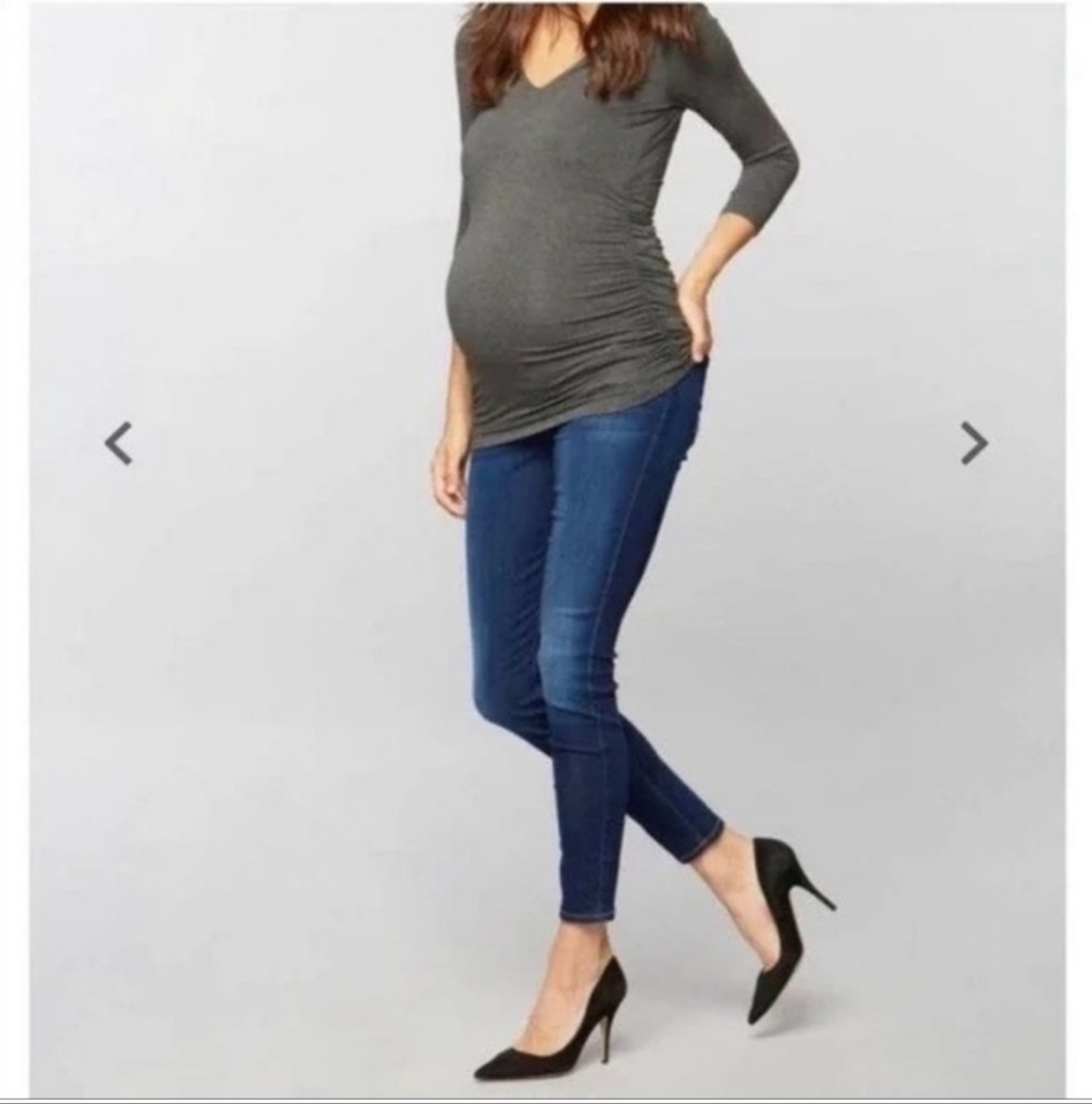 7 For All Mankind Maternity Skinny Jeans Size 27